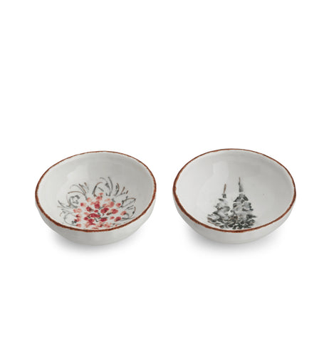Arte Italica Natale Dipping Bowl Set