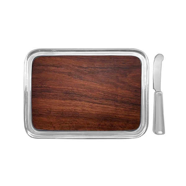 Mariposa Signature Small Rectangular Cheese Board and Spreader Set