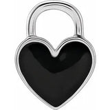 Enamel Heart Necklace
