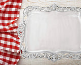 Arthur Court Fleur De Lis Acanthus Platter