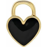 Enamel Heart Necklace