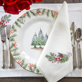 Arte Italica Natale Sprig Napkin