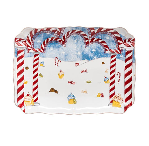 Casafina Nutcracker Collection 14” Rectangular Platter