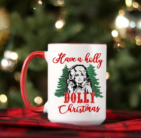 Dolly Christmas Mug