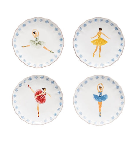 Casafina Nutcracker Collection 7” Plate Set