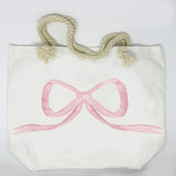 Over The Moon Pink Bow Tote