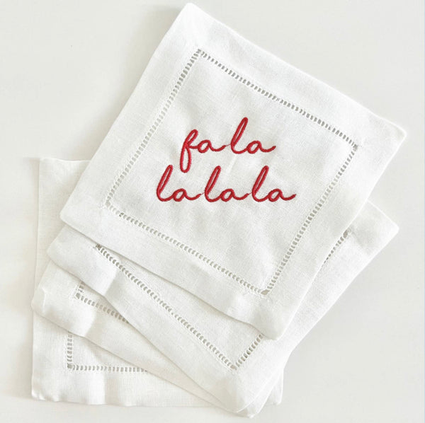 FaLaLa Cocktail Napkin Set