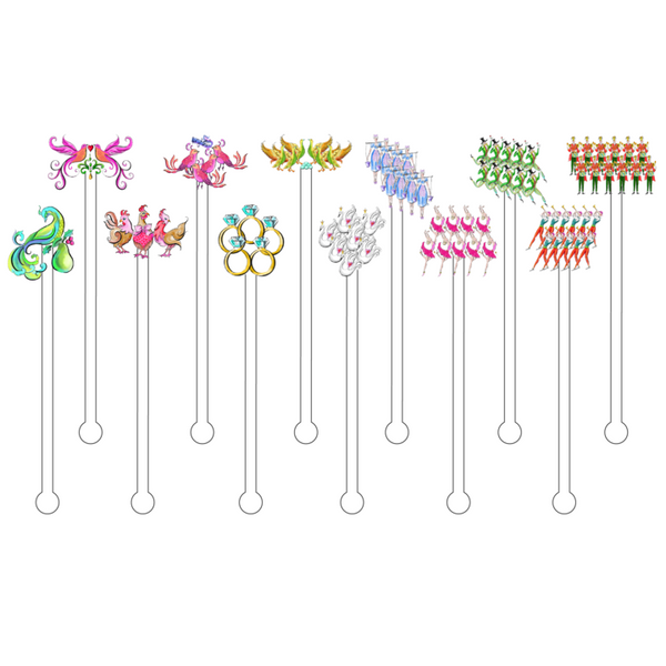 Christmas Acrylic Sticks